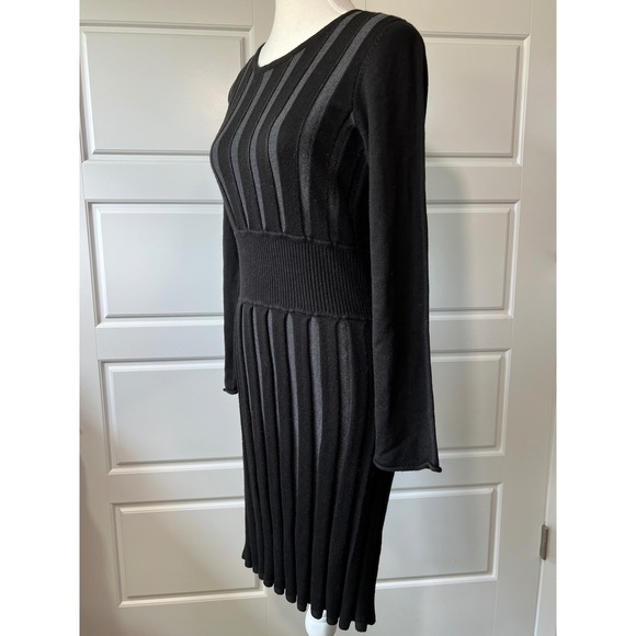 Calvin Klein Striped Knit Bodycon Pencil Sweater Dress Long Sleeve‎ Small - Picture 3 of 7
